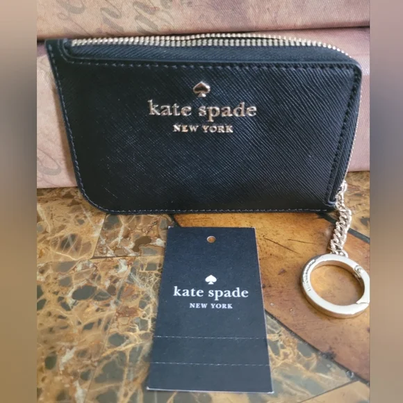 Kate Spade Black Card Holder - Picture 3 of 4